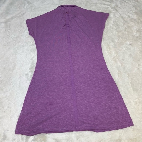 Prana women's purple stretch t-shirt collared dress size‎ large - Picture 5 of 5